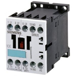 Контактор Siemens 3 кВт, 400 В, 1 НО, типоразмер S00 3RT1015-1BB41