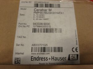 Датчик давления PMP48-RE17PBH1AGA1 Endress-Hauser