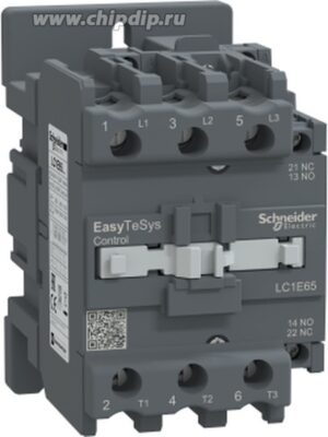 LC1E65M5 КонтакторTVS 65А 400В AC3 220В 50ГЦ LC1E65M5