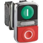 XB4BW73731M5 КНОПКА 22ММ ДВОЙНАЯ С МАРКИРОВКОЙ + LED XB4BW73731M5 XB4BW73731M5