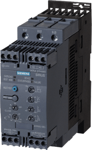 Устройство плавного пуска Sirius код 3RW4038-1BB14 37 кВт 72 А Siemens-1шт